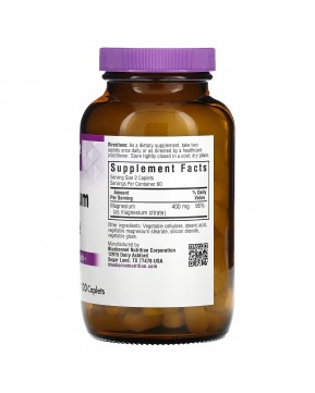 Bluebonnet Nutrition, Цитрат магния, 120 капсул